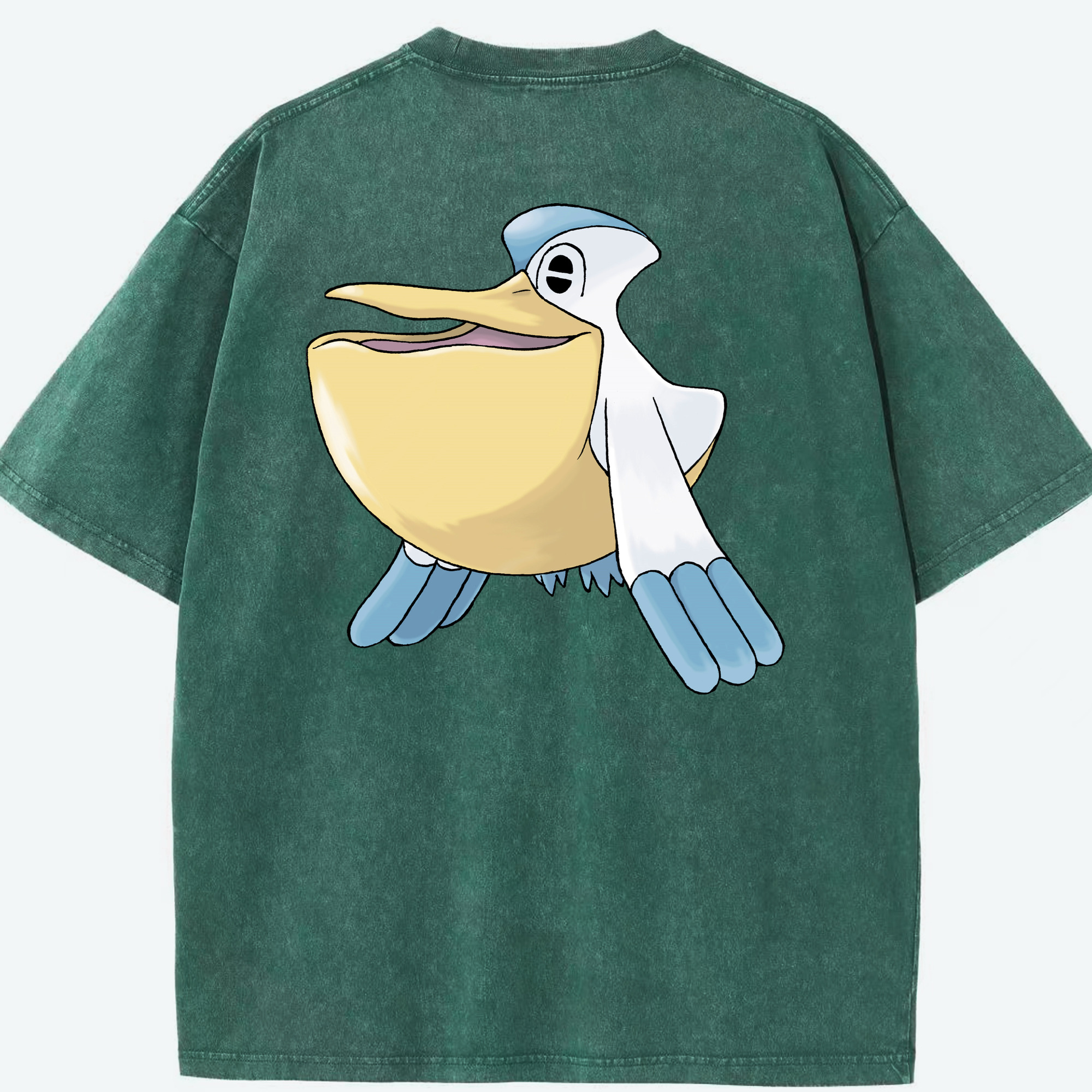 （画像用） ポケットモンスター Pokémon 綿100% ヴィンテージ風 半袖Tシャツ（背面プリント）